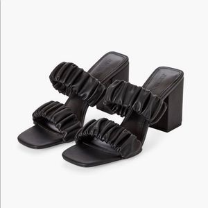 JustFab Gretchen Slip-On Heeled Sandal Size 8